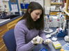 Diane Poehls studies the dispersal of hydrothermal vent creatures.
