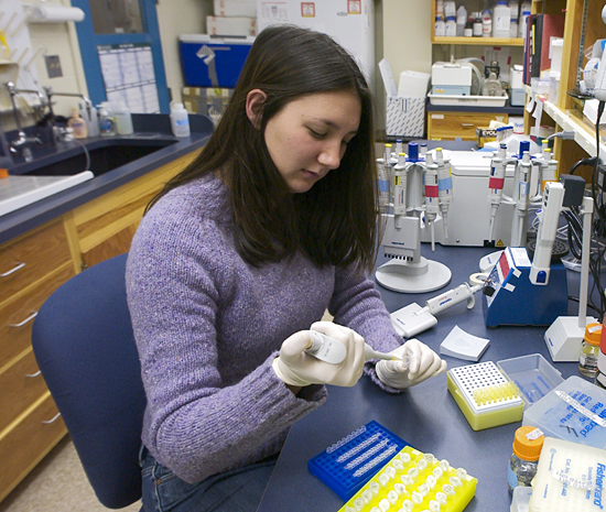 Diane Poehls studies the dispersal of hydrothermal vent creatures.