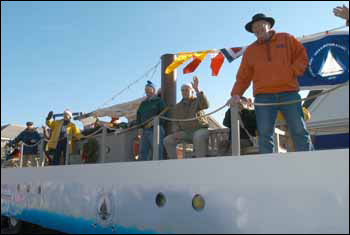 On the float