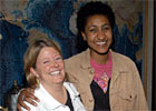 Registrar/Graduate & Undergraduate Programs Administrator Julia Westwater and  Joint Program student Regina Campbell-Malone