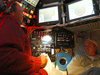 Alvin pilot Phil Forte and biologist Tim Shank diving in Alvin.
