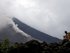 Evelyn Mervine at Arenal Volcano
