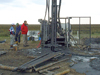 drilling into sediment