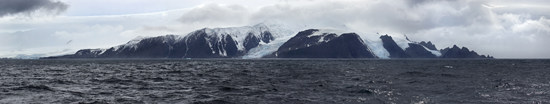 Elephant Island glacier in the Southern Ocean