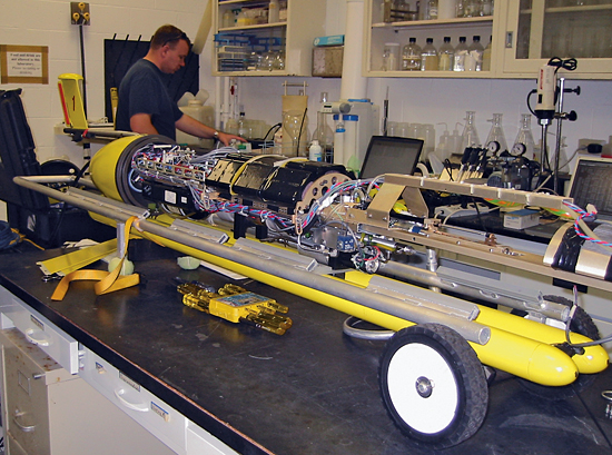 Thermal glider in the lab.