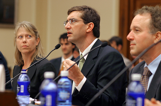 Scott Doney testifying before the US House of Representatives.