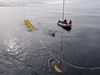 Mooring deployment in Denmark Strait