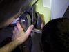 Brian Durante assembles clevis attachment on new Alvin frame