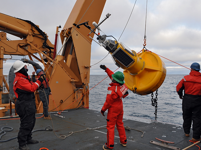 Recovering a Mooring in the Arctic