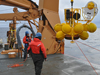 deployment of a winched profiler in the Beaufort Sea