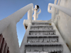 Icy stairs aboard USCGC Healy