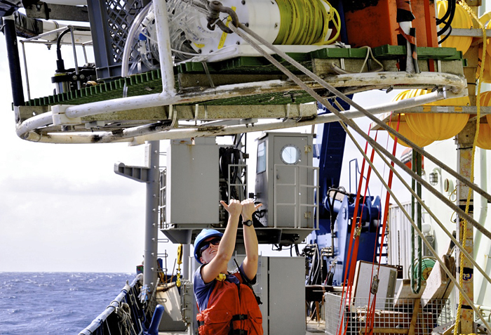CTD deployment