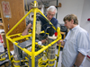 Fred Sayles and Bill Martin with Robotic Analyzer for Total CO2 in Seawater