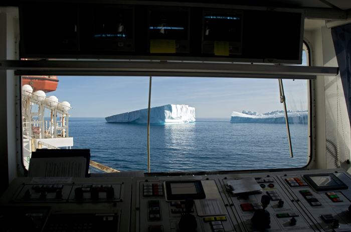Icebergs in the Arctic