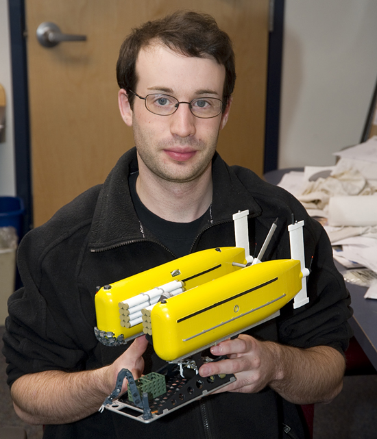 casey with nereus model