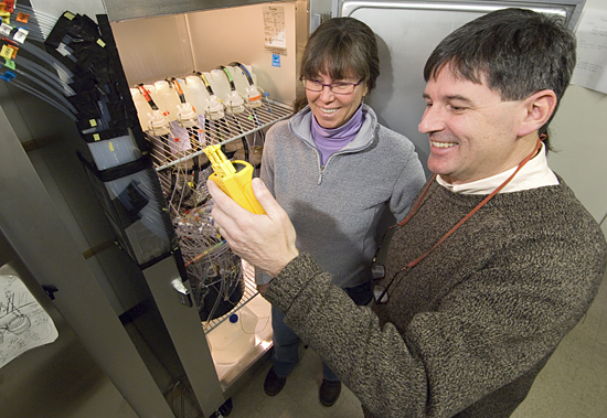 Joan Bernhard and Dan McCorkle
