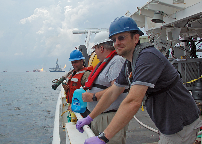 ben van mooy at Deepwater Horizon site