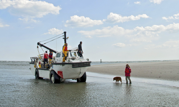 Amphibious vehicle in North Carolina