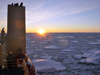 icy sunrise