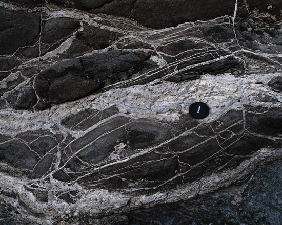 rock in an ophiolite