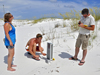 Wind-blown sediment traps