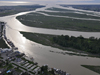 aerial of fraser river
