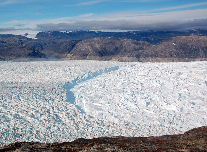 Glacier and fjord