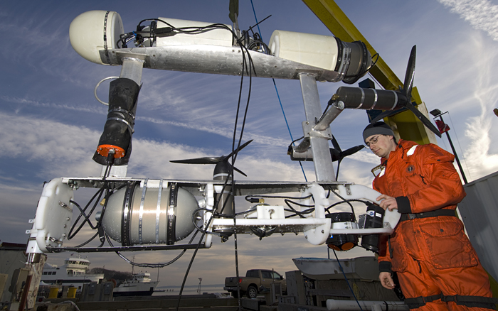 Testing a new AUV