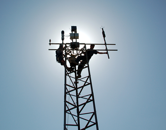 tower equipment install
