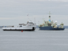 Knorr leaving Woods Hole