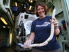 Kate Buckman with specimen