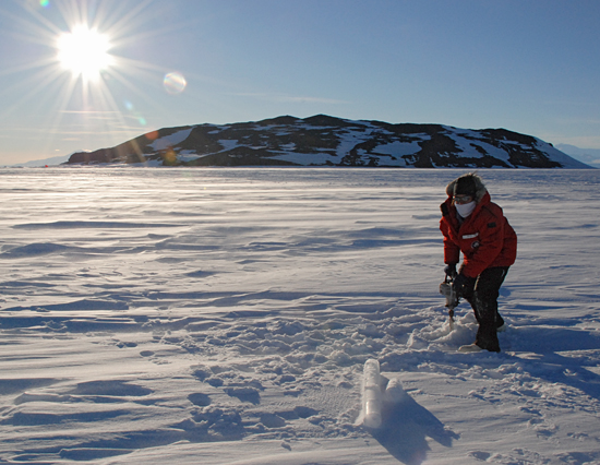 ice drilling in antarctica