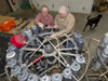 George Tupper and Marshall Swartz with a CTD rosette