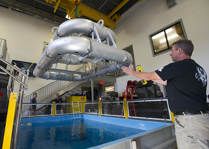 benthic acoustic release frame
