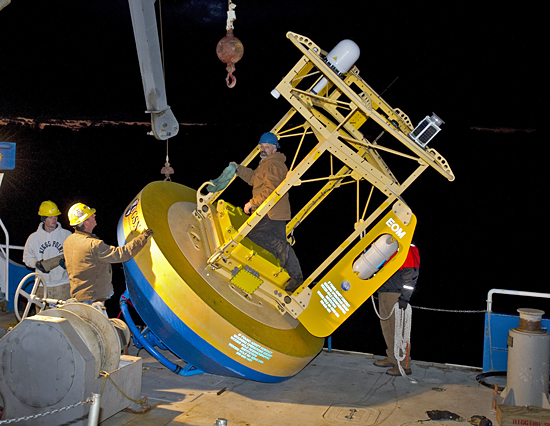 OOI buoy on r/v connecticut