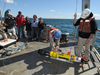 REMUS vehicle deployed from Tioga