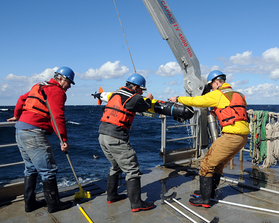 REMUS deploys from Tioga