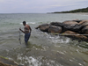 PEP student wades into Trunk River