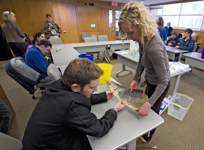 Perkins School visit to WHOI