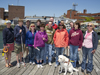 amy bower with perkins students