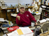 terry rioux in his office