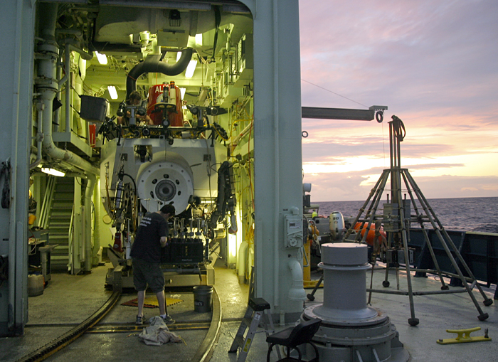 Alvin in the Gulf of Mexico
