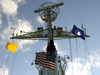 Knorr's flags on homeward leg