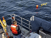 Dave Fratantoni watches from ship as glider starts its mission