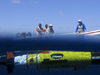 remus subsurface, researchers in boat
