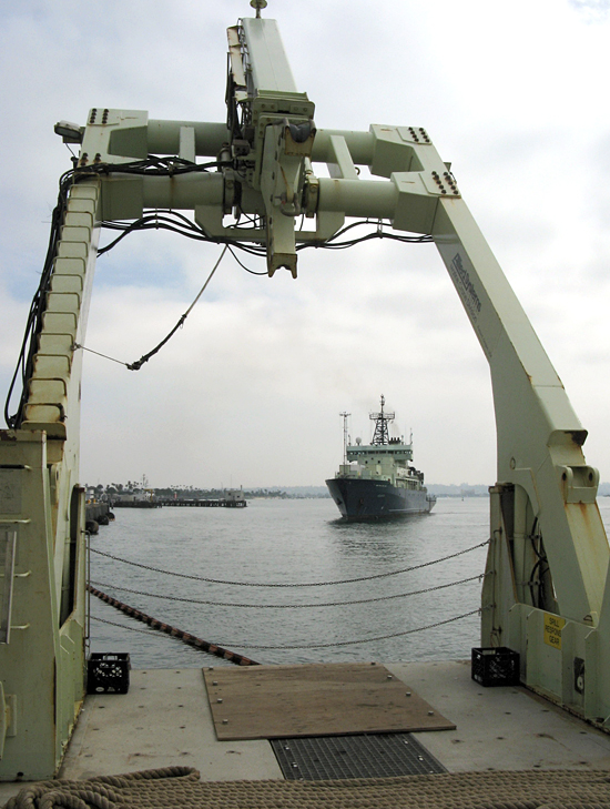 R/V Knorr and Atlantis in San Diego