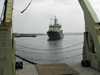 atlantis off aft end of knorr