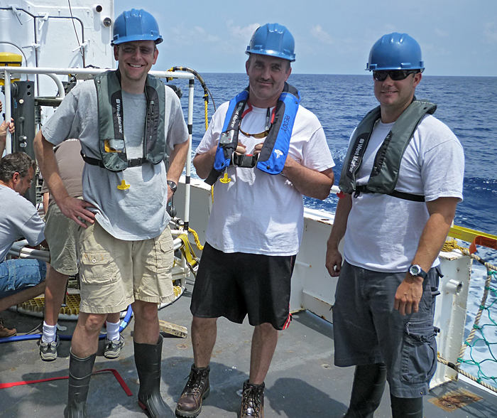 WHOI team in the Gulf of Mexico