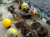 moving mooring anchors on deck