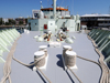 Looking aft from the bow on 01 level deck of R/V Knorr